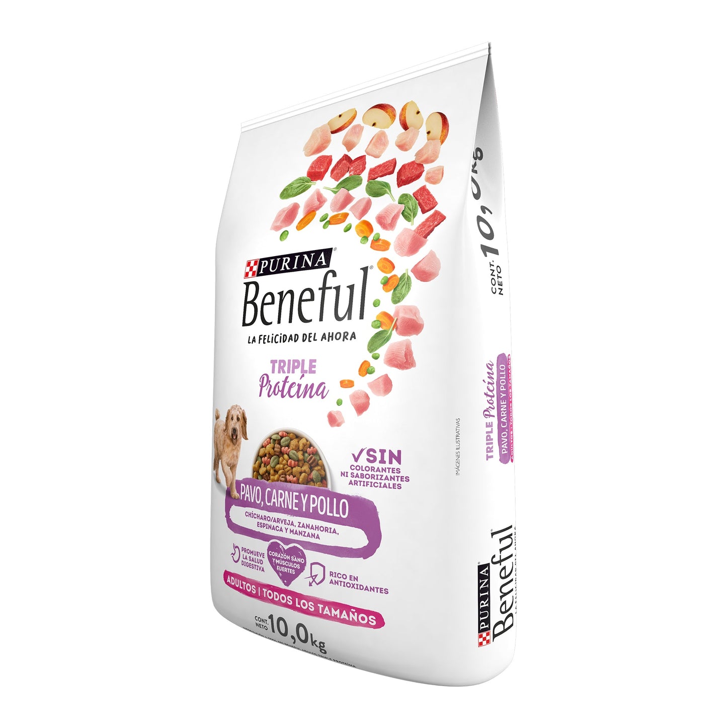 Beneful Adulto Tripleproteina 10kg