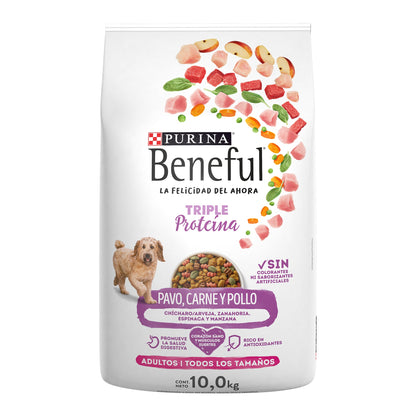 Beneful Adulto Tripleproteina 10kg