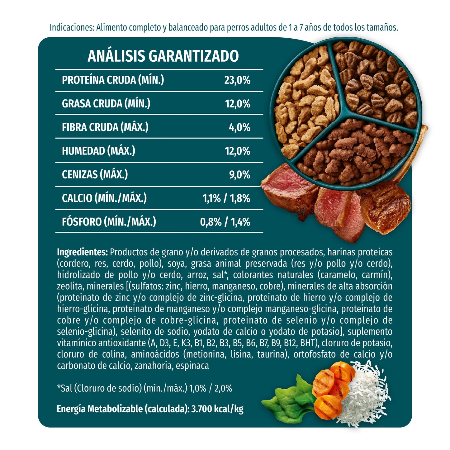 Dog Chow Cordero 10 kg